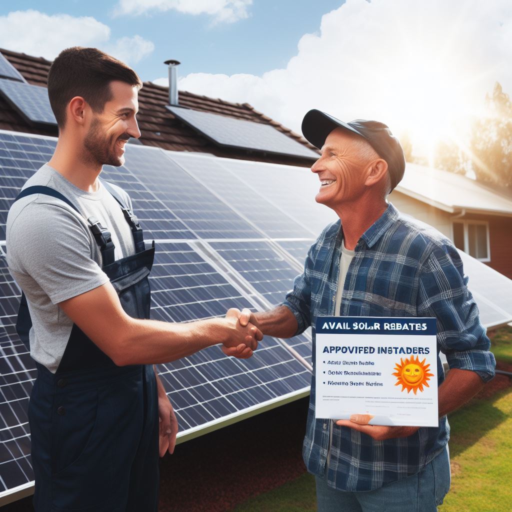 Homeowner and Installer Shaking Hands