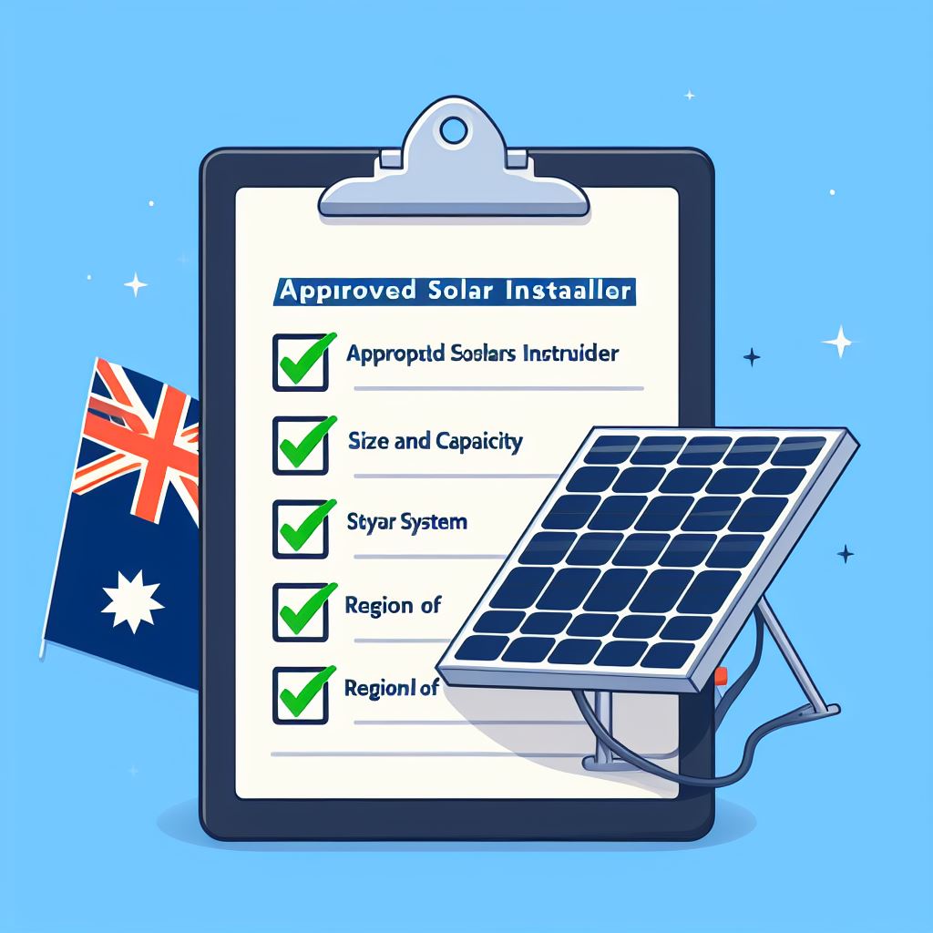 Checklist of solar rebate